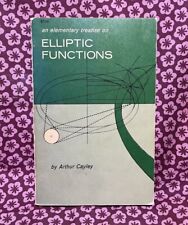 An Elementary Treatise on Elliptic Functions de Arthur Cayley (Segunda edición) segunda mano  Embacar hacia Argentina