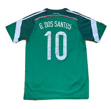 Adidas 2014 México Giovani Dos Santos Kit de Fútbol Camiseta Camiseta Fútbol Camisa segunda mano  Embacar hacia Argentina