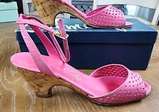 Used, Vintage Amalfi Heels 1983 W/ Original Box And Rothschilds Receipt Italy Pink 9M for sale  Shipping to South Africa
