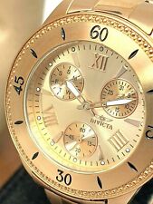 Relógio feminino Invicta 21684 anjo tom ouro rosa aço inoxidável quartzo 38 mm comprar usado  Enviando para Brazil