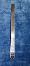 Gaebel 12" Measuring Tool  Typesetting Typographic Ruler, used for sale  Shipping to South Africa