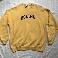 Vintage Boeing Oarsman Crewneck Made In USA Bluza Rozmiar Large Y2K Aviation na sprzedaż  Wysyłka do Poland