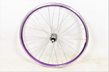 24" Bike Bicycle Rear Wheel Purple Alloy ex Raleigh  507 - 17 multi freewheel for sale  Shipping to South Africa