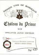 Loupiac.étiquette chateau prn d'occasion  Villenave-d'Ornon