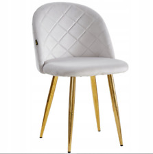 Krzesło tapicerowane VIKING Krzesło do jadalni SZARE Krzesło do salonu GLAMOUR Krzesło kuchenne na sprzedaż  PL