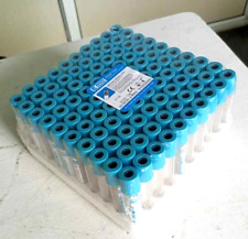 Vacuum Blood Collection Sodium Citrate Light Blue 13x75mm 2.7mL 100 Pcs LONG EXP for sale  Shipping to South Africa