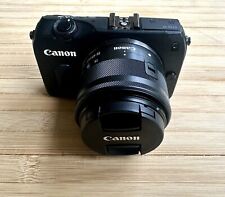 Câmera Digital Sem Espelho Canon EOS M 18.0 MP, Preta + Lente EF-M 15-45 IS STM comprar usado  Enviando para Brazil