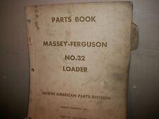 MASSEY-FERGUSON MF-32 LOADER PARTS BOOK 1958, ORIGINAL COPY. tweedehands  verschepen naar Netherlands