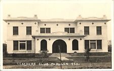 Usado, TEACHERS CLUB postal original foto real rppc MCALLEN TEXAS TX c1930 segunda mano  Embacar hacia Argentina