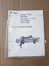 New Holland 256 258 260 258H 260H Hay Rake OEM Operators Manual, used for sale  Womelsdorf