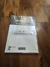 Triton parameter guide for sale  MITCHAM