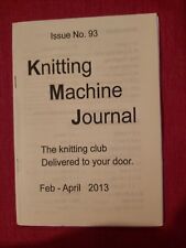 Knitting machine journal for sale  KILMARNOCK