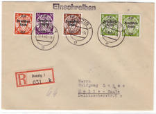 Danzig Mif D.Reich Nr 725 per Einschrieben mit AK Stempel  gebraucht kaufen  Kaiserslautern