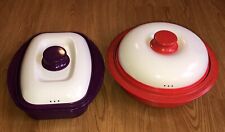 (2) RangeMate Cooker Grills For Microwave Oven + Silicone Steam Plate Muffin Pan for sale  Shipping to South Africa