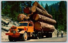 Postcard logging truck for sale  Kansas City