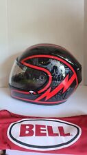  Bell Qualifier Full-Face Helmet Gloss Black Lightning #99 for sale  Shipping to South Africa