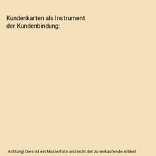 Kundenkarten als instrument gebraucht kaufen  Trebbin