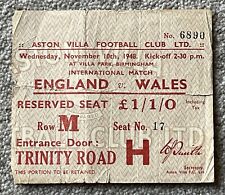 Match ticket england for sale  CHESTER