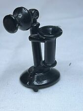 Antique Dollhouse Miniature Cast Iron Candlestick Telephone for sale  Shipping to South Africa