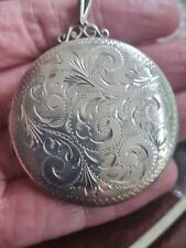 Silver large locket for sale  BIRMINGHAM