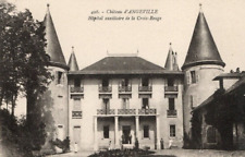 Cpa chateau angeville d'occasion  Saint-Amans-Soult