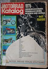 Motorrad katalog 1975 gebraucht kaufen  Berlin