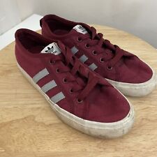 Adidas red canvas for sale  TORQUAY