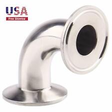 1'' Tube OD Sanitary Ferrule Elbow 90 Degree Pipe Fitting SS304 Tri Clamp 1.5'' for sale  Shipping to South Africa
