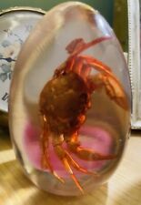 Lucite crab paperweight for sale  ORMSKIRK