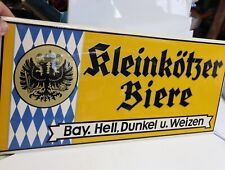 Kleinkötzer biere blechschild gebraucht kaufen  Weißenburg i.Bay.
