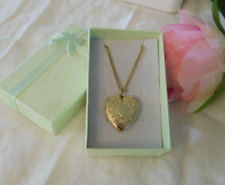 pendant brass necklace heart for sale  Meriden