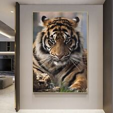 Tigre Lona Pintura Animal Pared Arte Póster Impresiones Pared Imagen Hogar Decoración Arte segunda mano  Embacar hacia Mexico