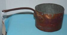 Antique~1880-1920 ~V. OLAC & Sons COPPER POT ~6.2x4.5" D ~Dovetailed Iron Handle for sale  Shipping to South Africa
