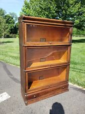 Antique Globe Wernicke Oak Barrister Lawyers Bookcase for sale  Forest Hills