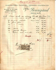 Pauillac facture 1901.bourigau d'occasion  Villenave-d'Ornon
