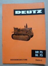 Deutz raupenschlepper dr75 gebraucht kaufen  Recke