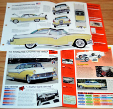 1956 FORD COROA VICTORIA ESPECIFICAÇÕES INFORMAÇÕES BROCHURA ORIGINAL PÔSTER ANÚNCIO 56 FAIRLANE comprar usado  Enviando para Brazil