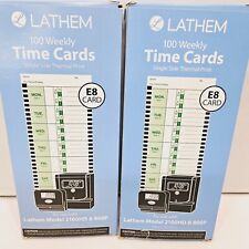 Lathem time cards for sale  Omak