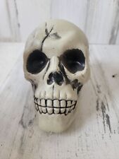 Esqueleto Blanco Cabeza Cráneo Halloween Utilería Decoración Aterradora segunda mano  Embacar hacia Argentina