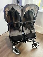 Bugaboo Donkey 5 Duo Pushchair Pram Double Buggy Two Toddler Seats Grey Melange, used for sale  Shipping to South Africa