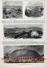 Impresiones y artículos antiguos mormones de Salt Lake City Utah, Bingham joven, grandes de la década de 1870 segunda mano  Embacar hacia Mexico