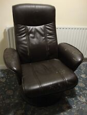 Brown faux leather for sale  BEDFORD