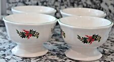 (4) Pfaltzgraff Christmas Heritage Sherbert Dessert  Bowls  made USA for sale  Windham