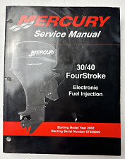 2002-2004 Mercury Outboard 30/40 FourStroke EFI Service Manual P/N 90-883064R01 for sale  Shipping to South Africa