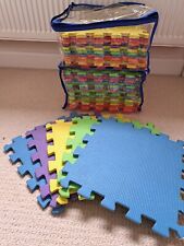 Kids Soft Foam Play & Activity Mat X32 Interlocking Tiles 30x30cm Good Condition for sale  Shipping to South Africa