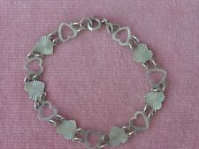 Silver bracelet linked for sale  BROADWAY