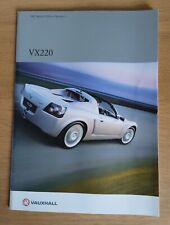 Vauxhall vx220 sales for sale  ELLESMERE PORT