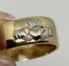 white gold claddagh ring for sale  PORT TALBOT