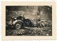 Foto Artillerie Volltreffer auf einen PKW in Warschau Polen 1939 Polenfeldzug ! gebraucht kaufen  Löhne