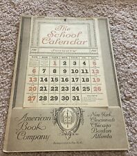 Vintage calendar school for sale  Middletown